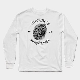 Yellowstone National Park, Tough Old Bison Long Sleeve T-Shirt